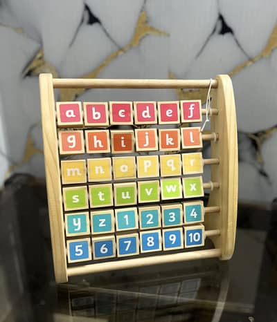 Wooden Educational Learning Toys – Alphabet, Numbers & Abacus