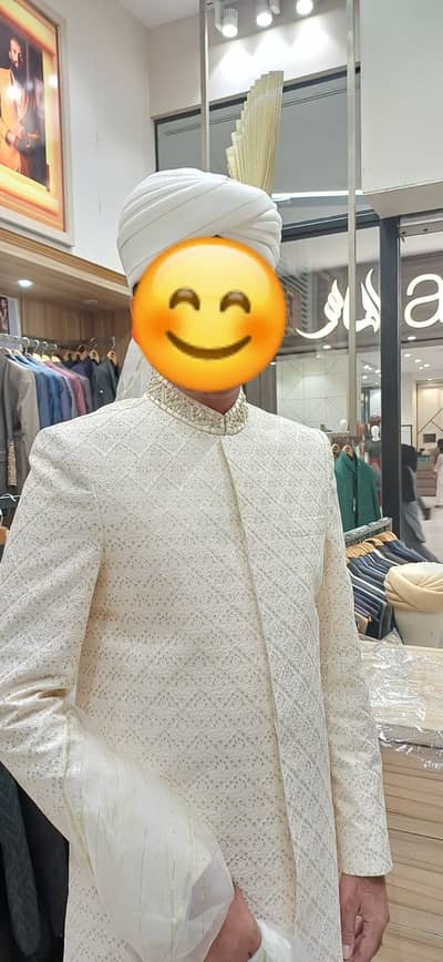 Premium Men’s large Sherwani – Excellent Condition