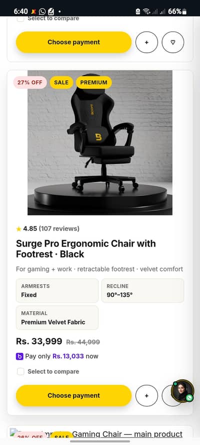 Boost Gaming Chair