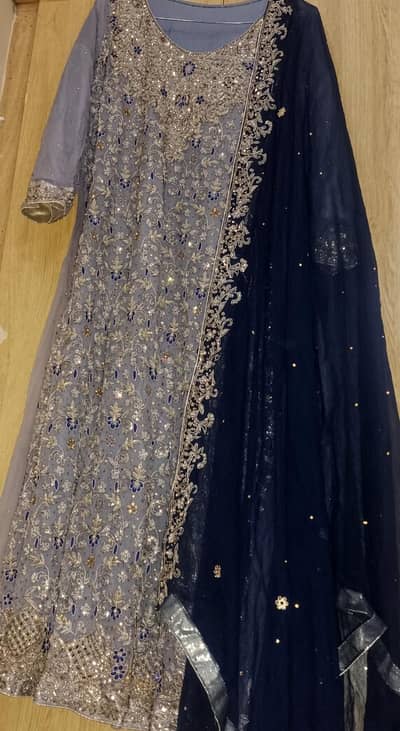 Fancy Bridal Walima Maxi