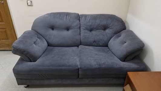 gray sofa set 3/4 seater