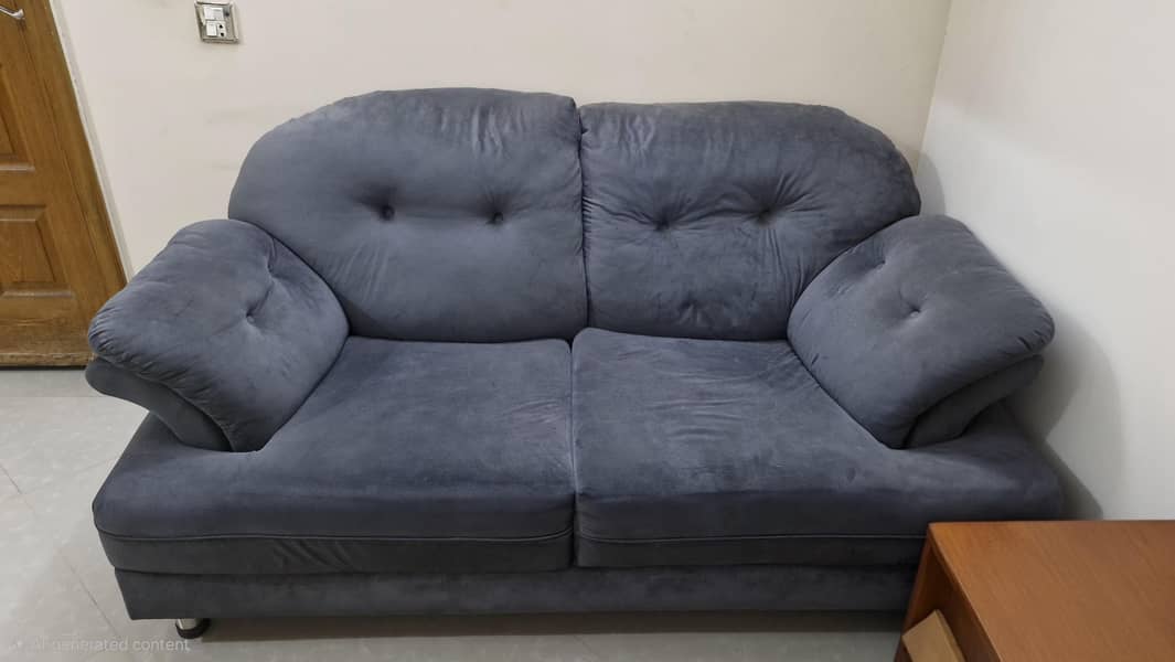 gray sofa set 3/4 seater 0