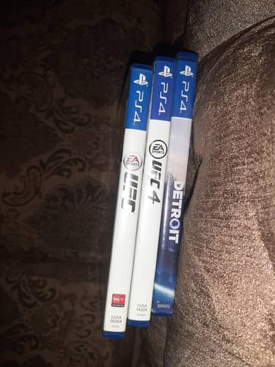UFC 4 & 1 PS4 // DETROIT BECOME HUMAN PS4