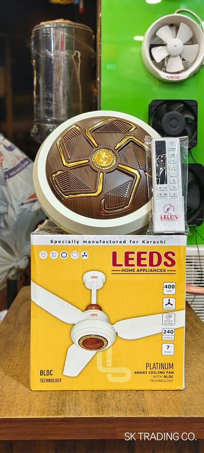 LEEDS NITRO BLDC Smart Ceiling Fan – Remote Control | 7 Speed