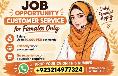 Jobs for Females in Lahore | No Experience Required