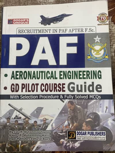 PAF GD Pilot / Aeronautical Engineering Guide – Brand New