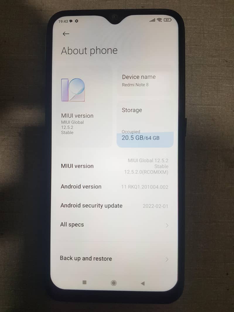 Xiaomi Redmi Note 8 1