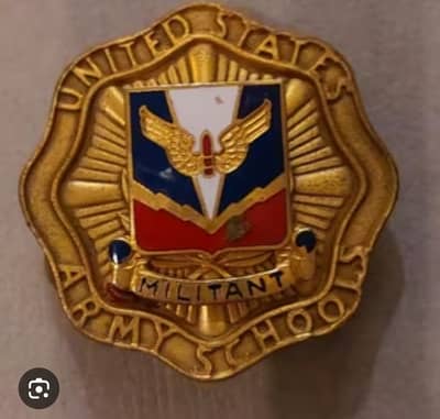 US ARMY USA AIR DEFENSE SCHOOL FORT BLISS, TEXAS BADGE