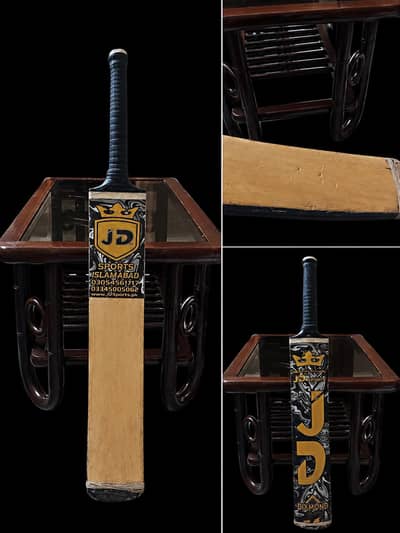 JD cricket bat little bit damaged