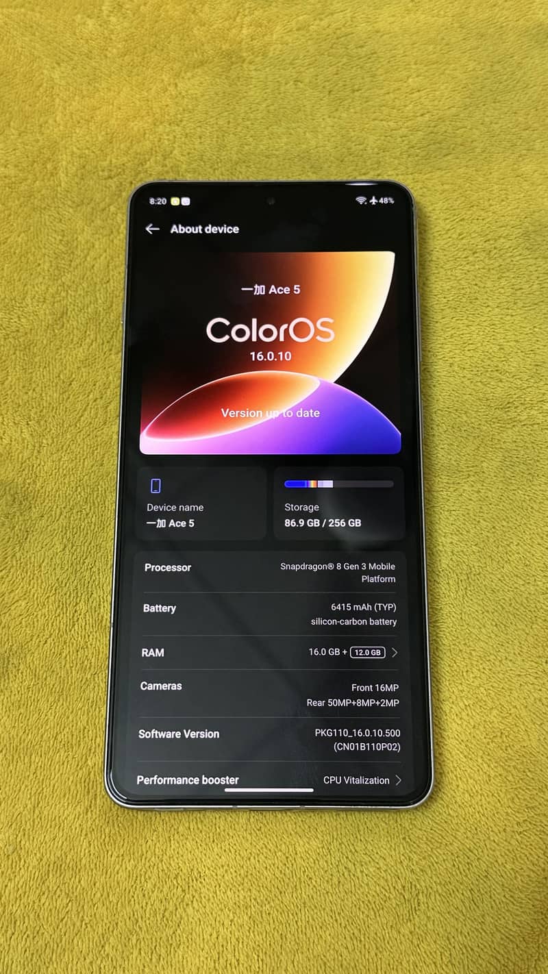 One Plus Ace 5 4