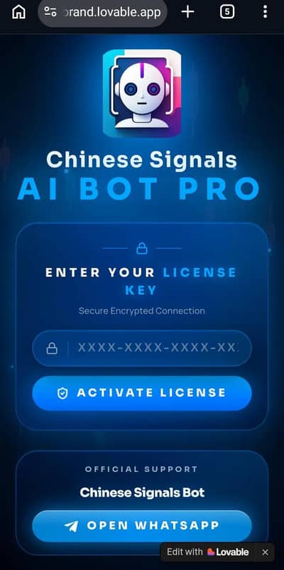 Chinese Signal Bot Pro Max for Quotex