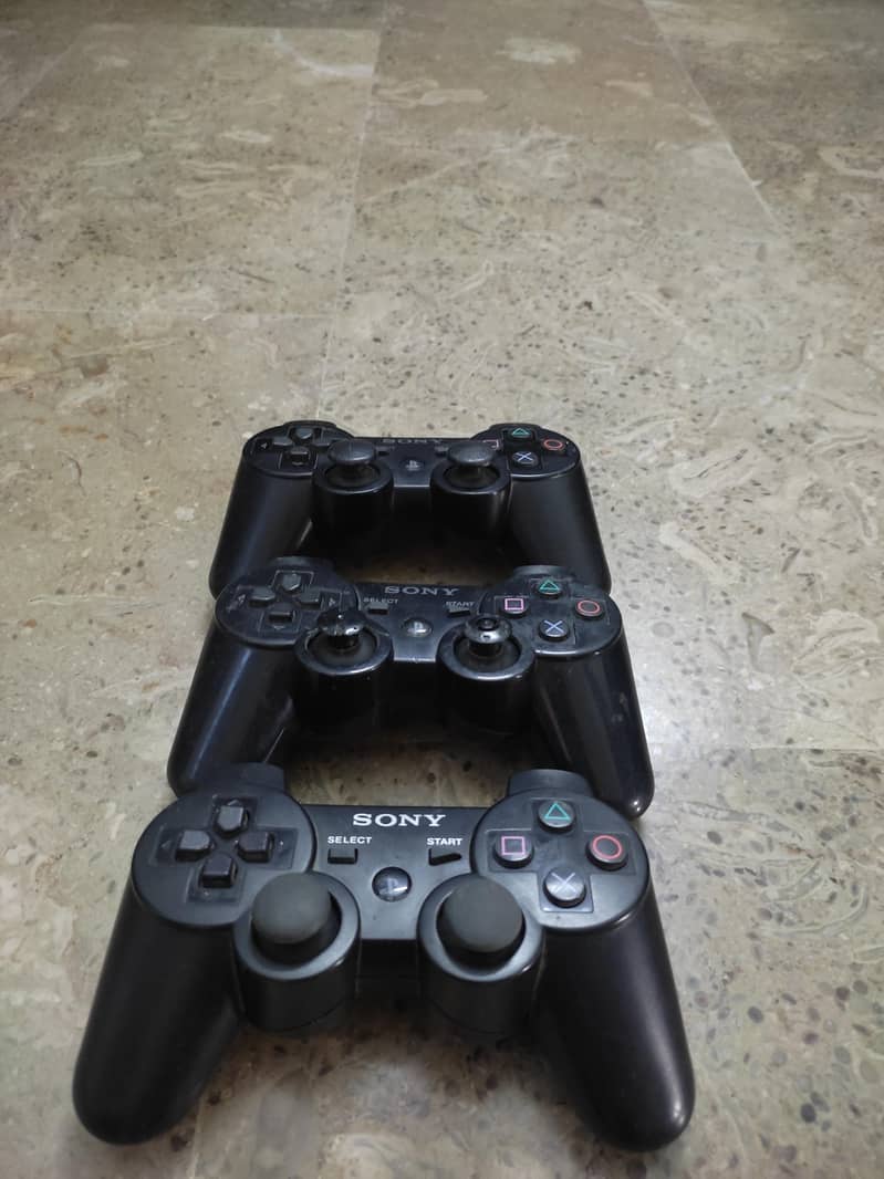 PS3 Controller Playstation 3 ( 3 Controllers) 2