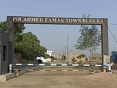 Prime 417 Sq. Yards Next To Corner Residential Plot For Sale in Pir Ahmed Zaman Town Block-2