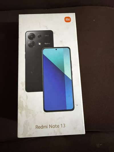 Redmi Note 13 with complete box charger 8GB 256GB