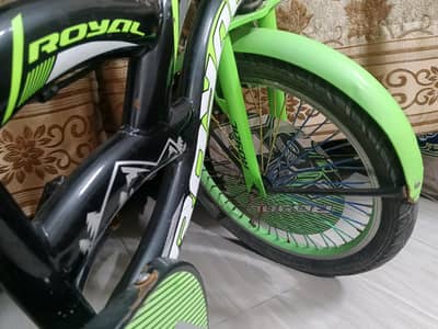 used bicycle only in 15000 with extra wheels