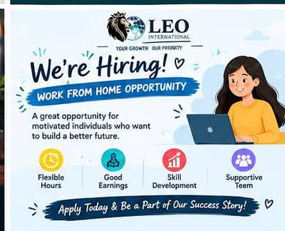 We are hiring Males and Females for online and office work