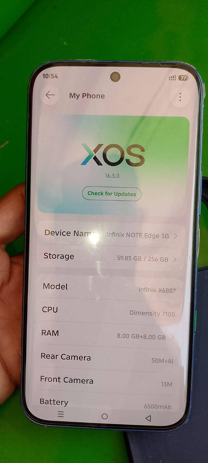 Infinix Note Edge 5G 2