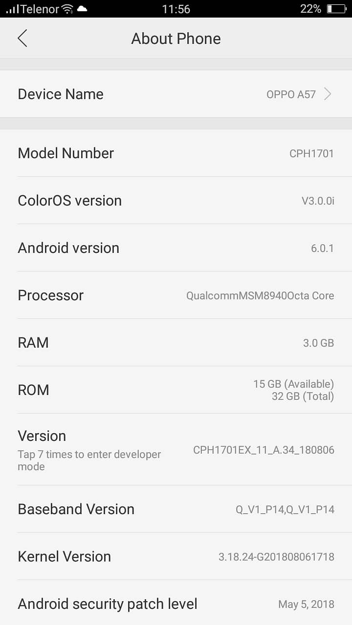 OPPO A57 1