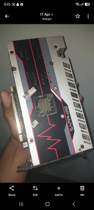 Sapphire RX 570 8GB Graphics Card — Dead