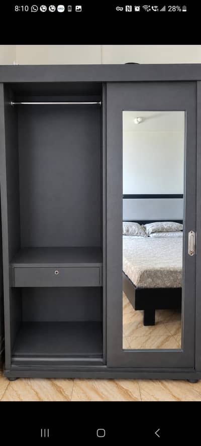 full size wardrobe with sliding g doors