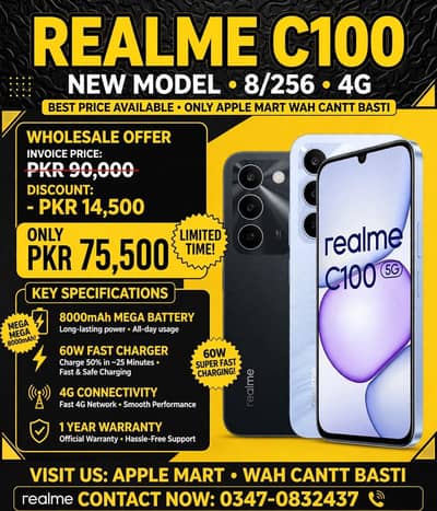 Realme C100 8/256