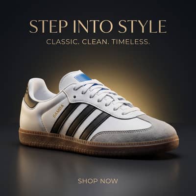 Adidas Samba OG Men's Casual Sneakers White Black