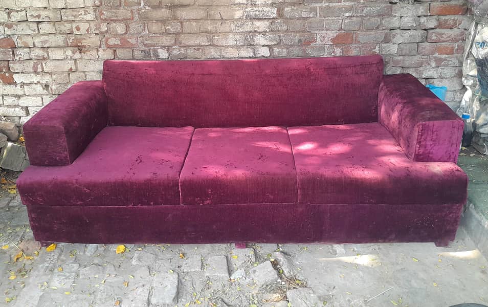 Velvet Sofa set 2
