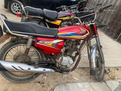 Honda CG 125 2018  – Red Color – Good Running Condi