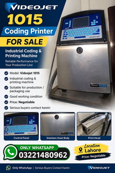 Title: Videojet Coding & Printing Machine For Sale – Excellent Conditi