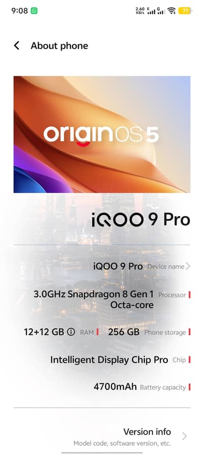 Vivo iQOO 9 Pro Official dual PTA approved