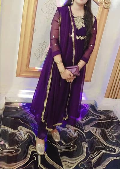 Elegant purple maxi for sale