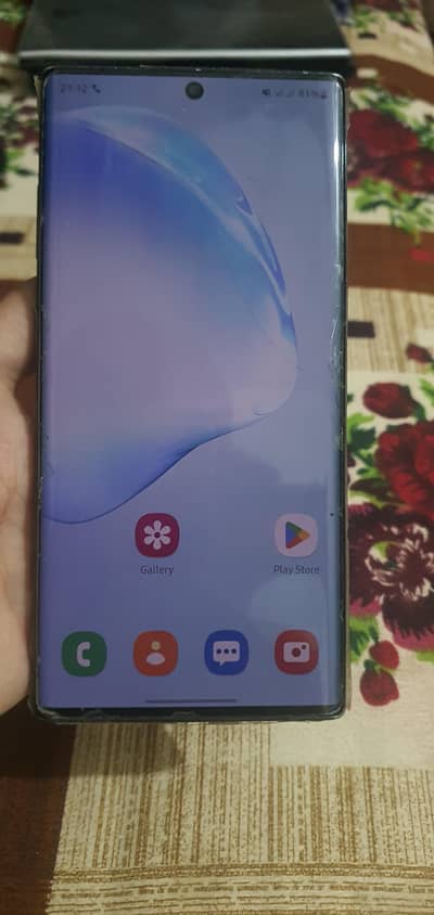 Samsung Mobile Note 10 Plus patch ha 12gb ram 256 memory 10/09