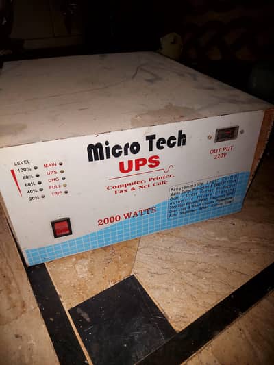 micro tech ups 2000w 24v in copper good condition