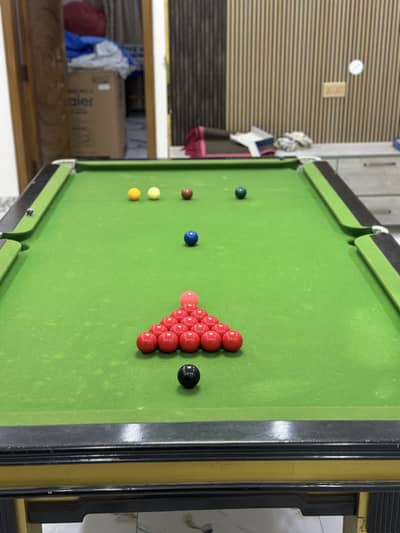 Shender ghouri 4.5 by 9 custom made domestic snooker table
