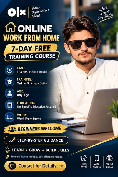 Online Work From Home | 7-Days Free Training
