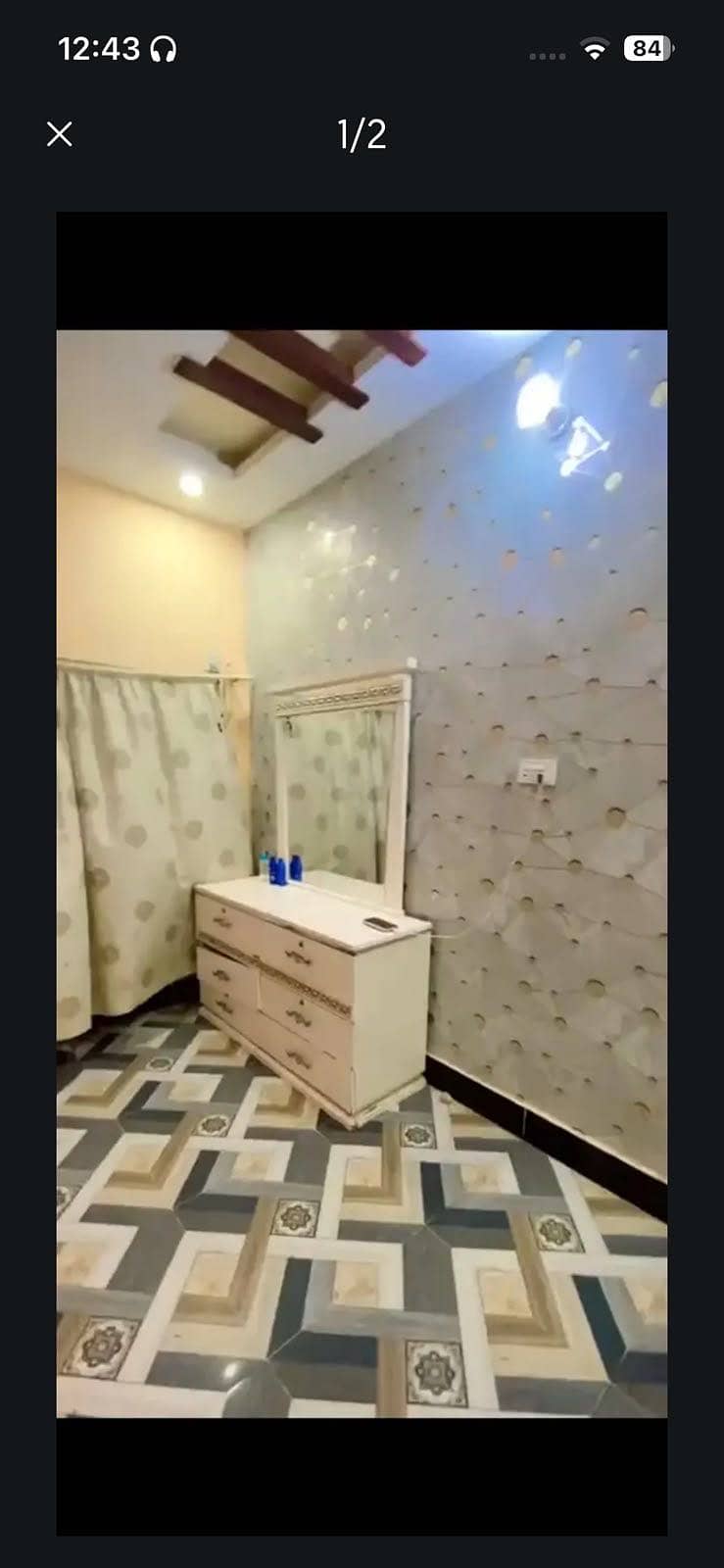 Bed and dressing table 1