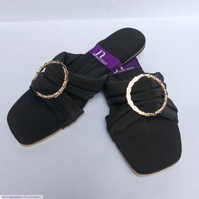 Stylish Black Sandals / Slippers for Women
