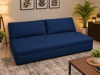 Blue Sofa Set / Sofa Cum Bed for Sale