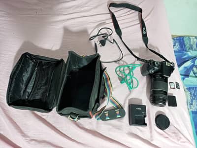 Canon 1200D for sale with 75 300 mm lens