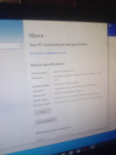 i3 4th hp disktop complete pc