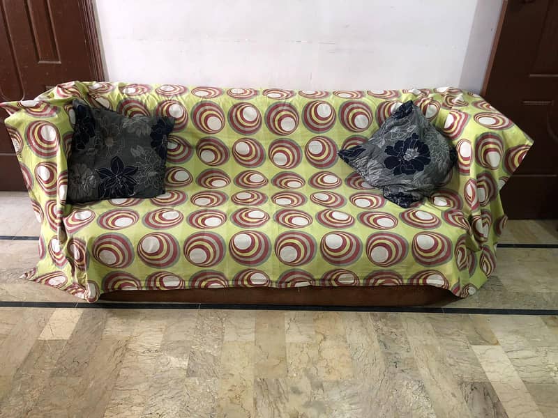 Dining table and Sofa cumbed 1