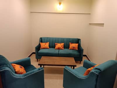 5 Seater Sofa Set + Table - Slightly Used
