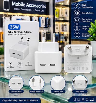 35w Dual port fast adapter