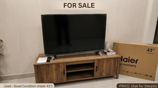 Haier 43" Smart Android TV - Model H43D6FG (Complete Box)