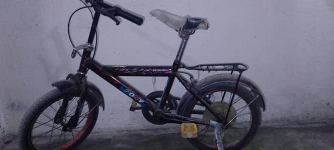 Kids Bicycle - Pony Model (Black & Red) - Good Condition