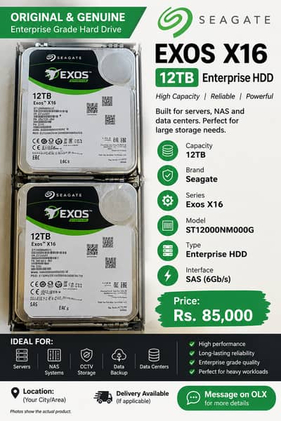 Server Hard drive 12TB enterprise