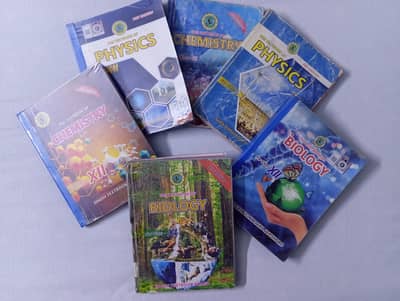 Intermediate part 1 and part 2 Phy, chem , bio books