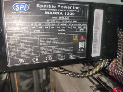 Sparkle Power Inc. (SPI) MAGNA 1200 switching power supply