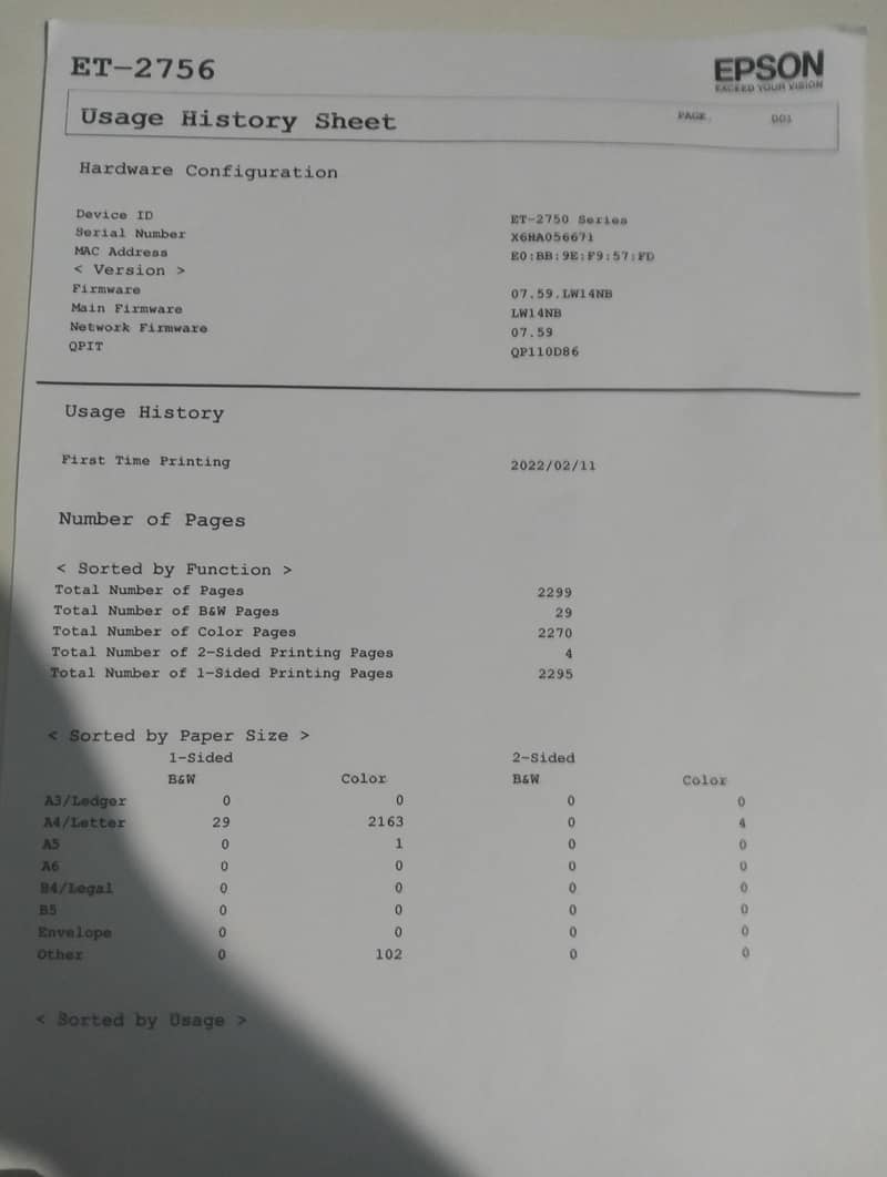 Epson ET2756 3