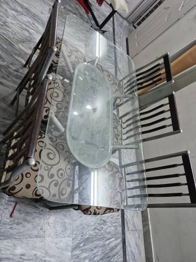 Dinning table with 6 chairs